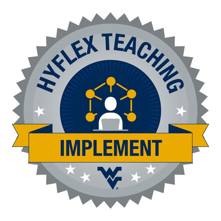 HyFlex Teaching: Implement Application and Analysis Badge
